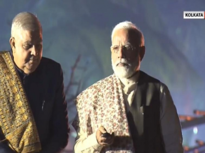 PM Modi inaugurates light and sound at iconic Howrah Bridge 