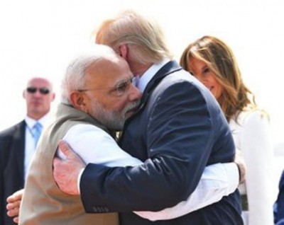 Donald Trump participates in massive roadshow in Ahmedabad, visits Sabarmati Ashram