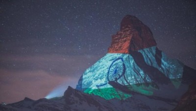 United against COVID-19:  Matterhorn mountain in Swiss Alps lights up with Indian flag, PM Modi appreciates 