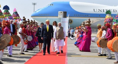 India greets heartily Donald Trump and his family in Ahmedabad, Agra on Day 1