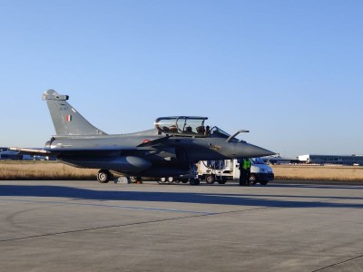 First batch of Rafale jets enters Indian airspace,  to land at Ambala airbase shortly