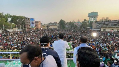 Bengal: Day ahead of Suvendu Adhikari's rally, Trinamool Congress shows strength in Kanthi