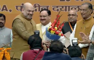 JP Nadda elected as BJP President, Narendra Modi wishesÂ 