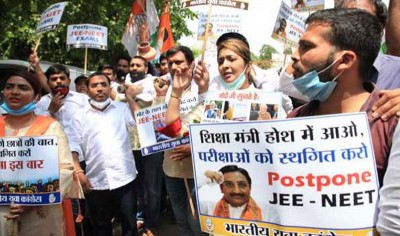 Congress attacks BJP govt for holding JEE-NEET without safety protocols