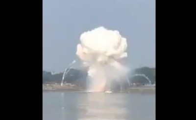 Confiscated crackers explode at Naihati