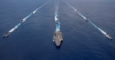 Indian Navy participates in cooperative exercises with USS Nimitz carrier strike group