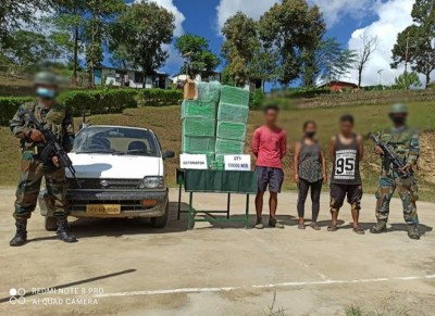 Mizoram: Security forces recovered 1 lakh detonators, apprehended three persons