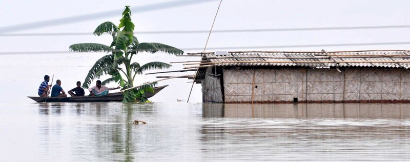 Flood in Hatisela, Kamrup
