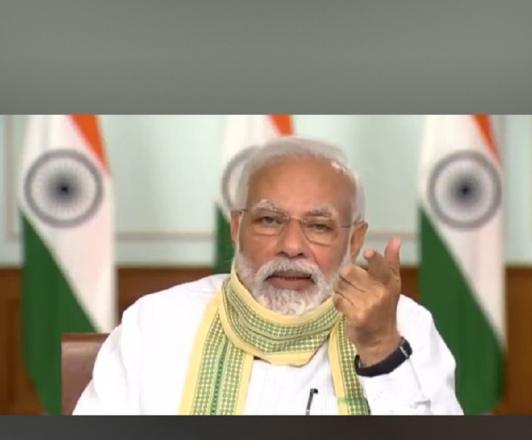 PM Modi interacts with Sarpanchs