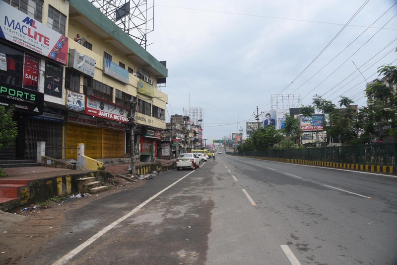 Anti-Covid-19 lockdown in Patna