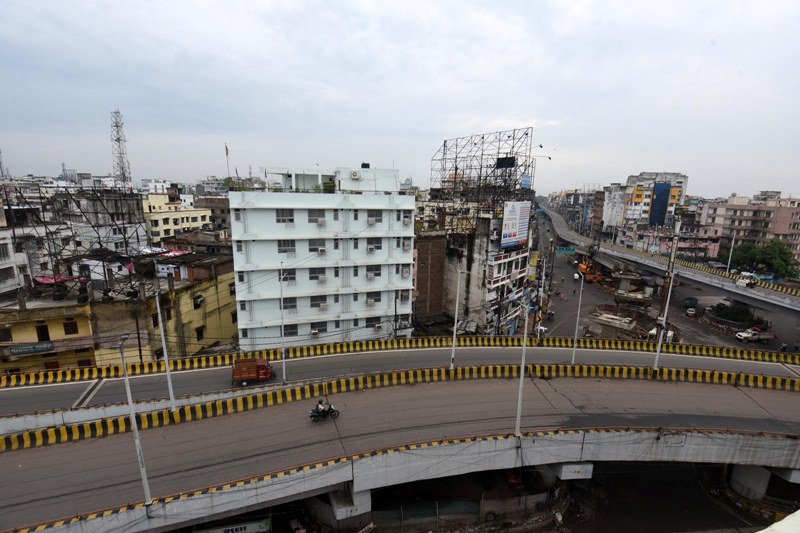 Anti-Covid-19 lockdown in Patna