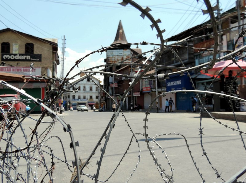 Lal Chowk in Srinagar