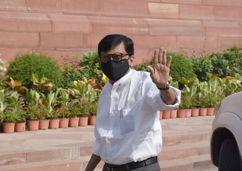 Several Indian MPs outside Parliament