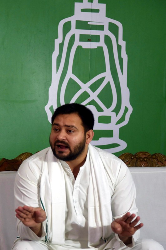 Tejashwi Yadav addresses press conference