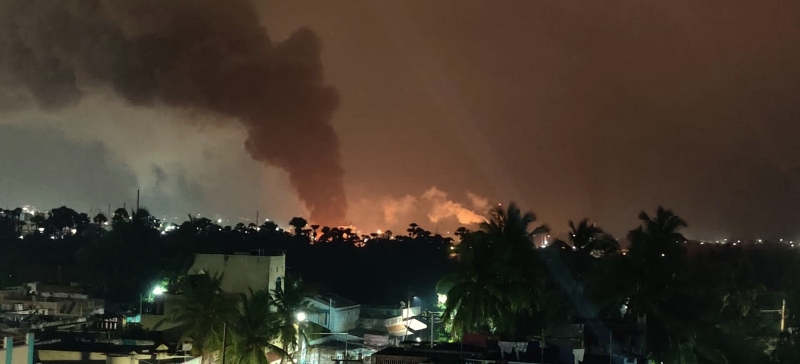 Fire in Pharmaceutical unit of Coastal Waste Management Project in Visakhapatnam