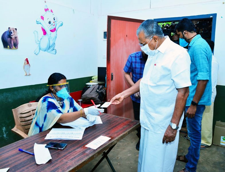 Polling in Kerala's Local Body underway