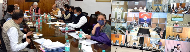 Jammu and Kashmir Lt Guv reviews achievements