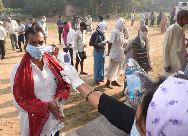 First phase of Bihar poll underway