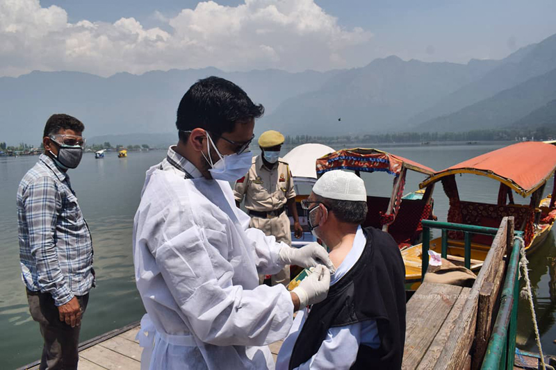 Vaccination drive conducted in Dal Lake region