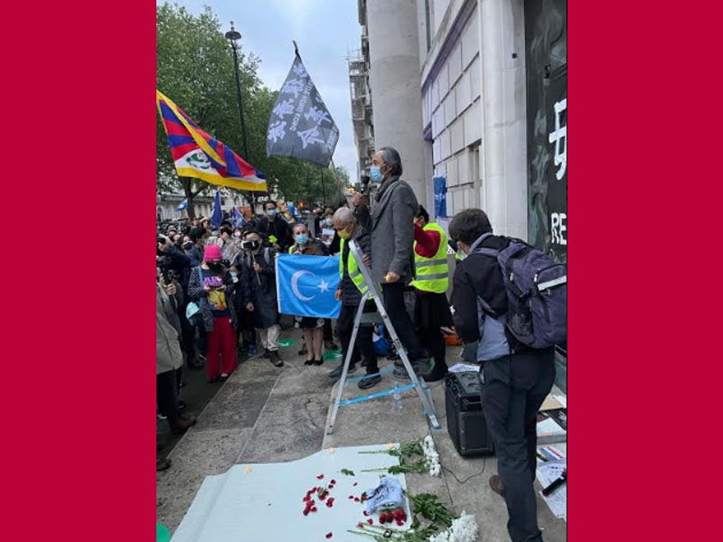 Remembering Tiananmen: Vigil held outside Chinese Embassy in London