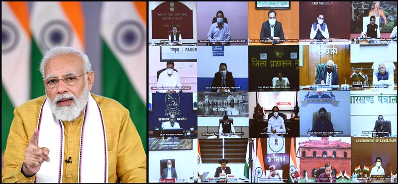 PM Modi holds vaccination review meeting