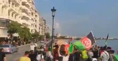 Hundreds protest against Taliban, Pakistan in Greece