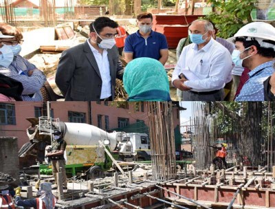 Kashmir: CEO ERA, JTFRP inspects work on 120-bedded Specialized Bone & Joint hospital at Barzulla