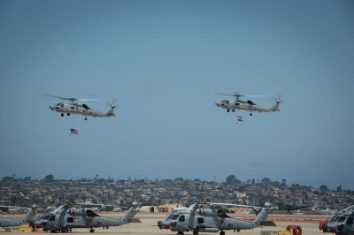 India receives 2 of the 24 MH-60R multi-role helicopters from US