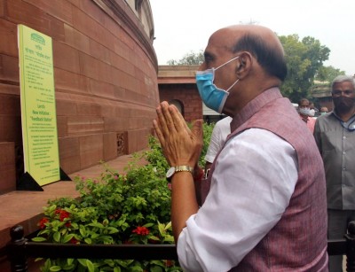 Rajnath Singh in Parliament