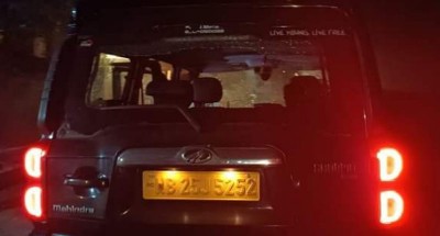 West Bengal: BJP leader Babu Master, his driver suffer splinter wounds as his vehicle is attacked, bombed in North 24 Parganas