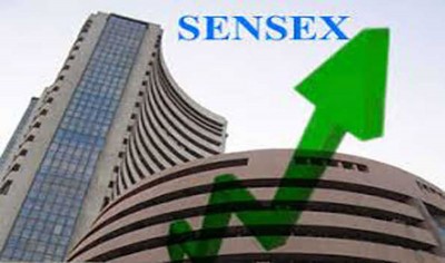 India Market: Sensex up 383.21 pts