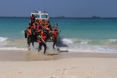 Indian Navy conducts Joint Exercise with Army and Air Force