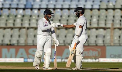 Second Test against NZ: Mayank-Pujara extend India's lead to 332 at stumps