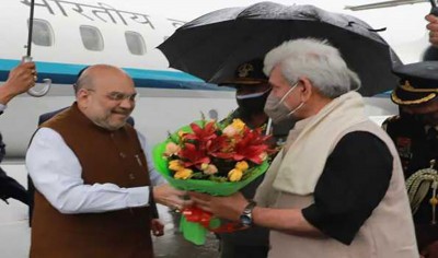 Amit Shah in Kashmir first time after revocation of Article 370