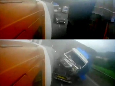 Three of a family killed on the spot as container truck runs over their car on Mumbai-Pune Express Highway