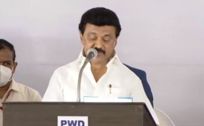 DMK chief MK Stalin takes oath as Tamil Nadu CM
