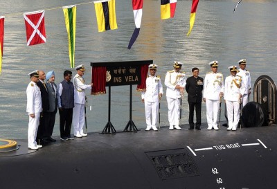 Indian Navy commissions 4th Scorpene-class submarine INS Vela