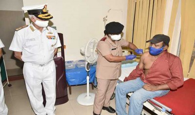 Covid-19: Vaccination starts for Indian Navy at Visakhapatnam