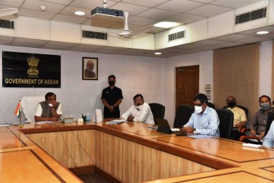 Assam CM Himanta Biswa Sarma reviews flood preparedness in state
