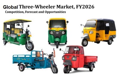 'Three-Wheeler Market’ to grow at 6.78% CAGR in value terms by 2026: TechSci