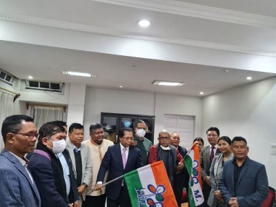 Ex-Meghalaya CM, 11 other Congress MLAs officially join Trinamool Congress
