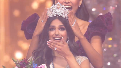 India's Harnaaz Sandhu wins Miss Universe 2021