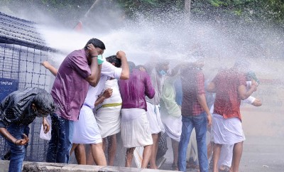 Congress protests in Kerala