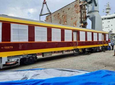 India supplies 10 state-of-the-art railway passenger coaches to Sri Lanka