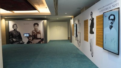 Bangabandhu- Bapu Digital Museum launched by Narendra Modi, Sheikh Hasina during bilateral summit on display at Vigyan Bhavan