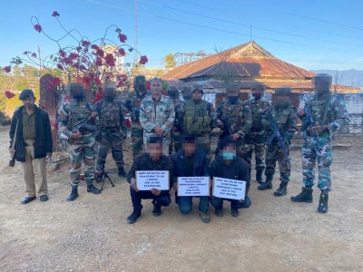Assam Rifles nab three militants of KCP and KYKL in Nagaland