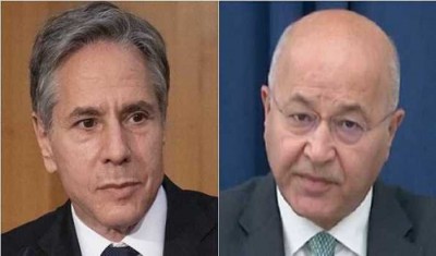 US operation against Islamic State terror group in Iraq not over yet, Antony Blinken tells Iraqi Prez