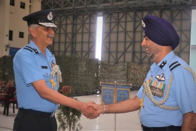 Dharmendra Singh Dangi takes charge Command of Air Force station Tezpur