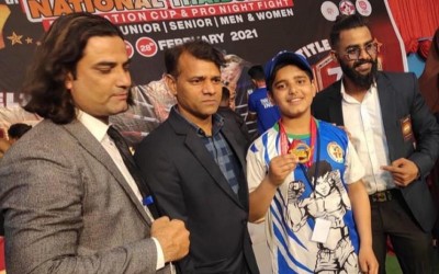 7th Thai Boxing National Championship: Ganderbal boy clinches Gold
