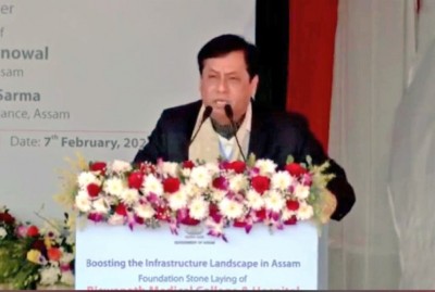 Assam CM Sonowal lays foundation stone of Wildlife Health & Research Institute at Dibrugarh